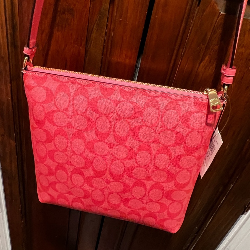 Coach Pink Crossbody Bag - Picture 4 of 16